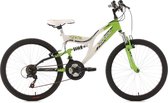 Ks Cycling Mountainbike 24'' kinderfiets Zodiac van KS Cycling, wit-groen, FH 38 cm - 38 cm