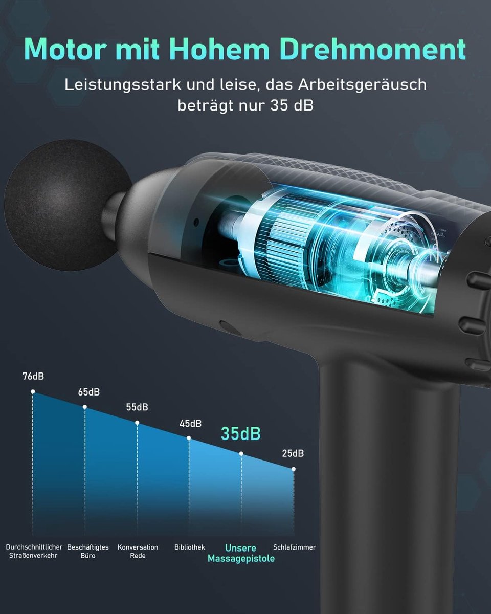 Massageapparaat Dieptemassage 30 Snelheden Ultra-Stil - afbeelding 2