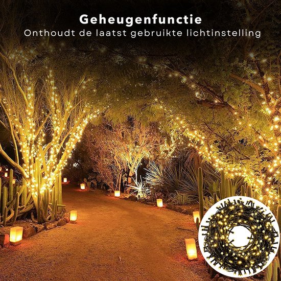 Cheqo® Kerstverlichting Kerstboomverlichting Kerstlampjes 1200
