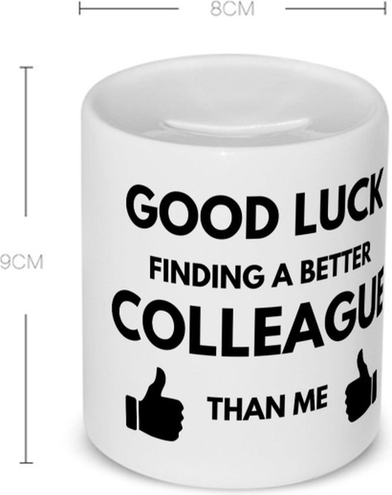 Akyol - bonne chance pour trouver Tirelire - Collègue - succès - travail - cadeau d'adieu - cadeau d'anniversaire - cadeau - contenu 350 ML