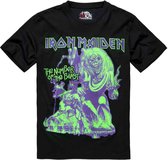 Brandit Iron Maiden - Number of the Beast I Heren T-shirt - L - Zwart