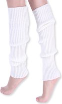 Beenwarmers - Dames - Overknee - Ballet - Wol - Kniekousen - Leg Warmers - Warm - Wit