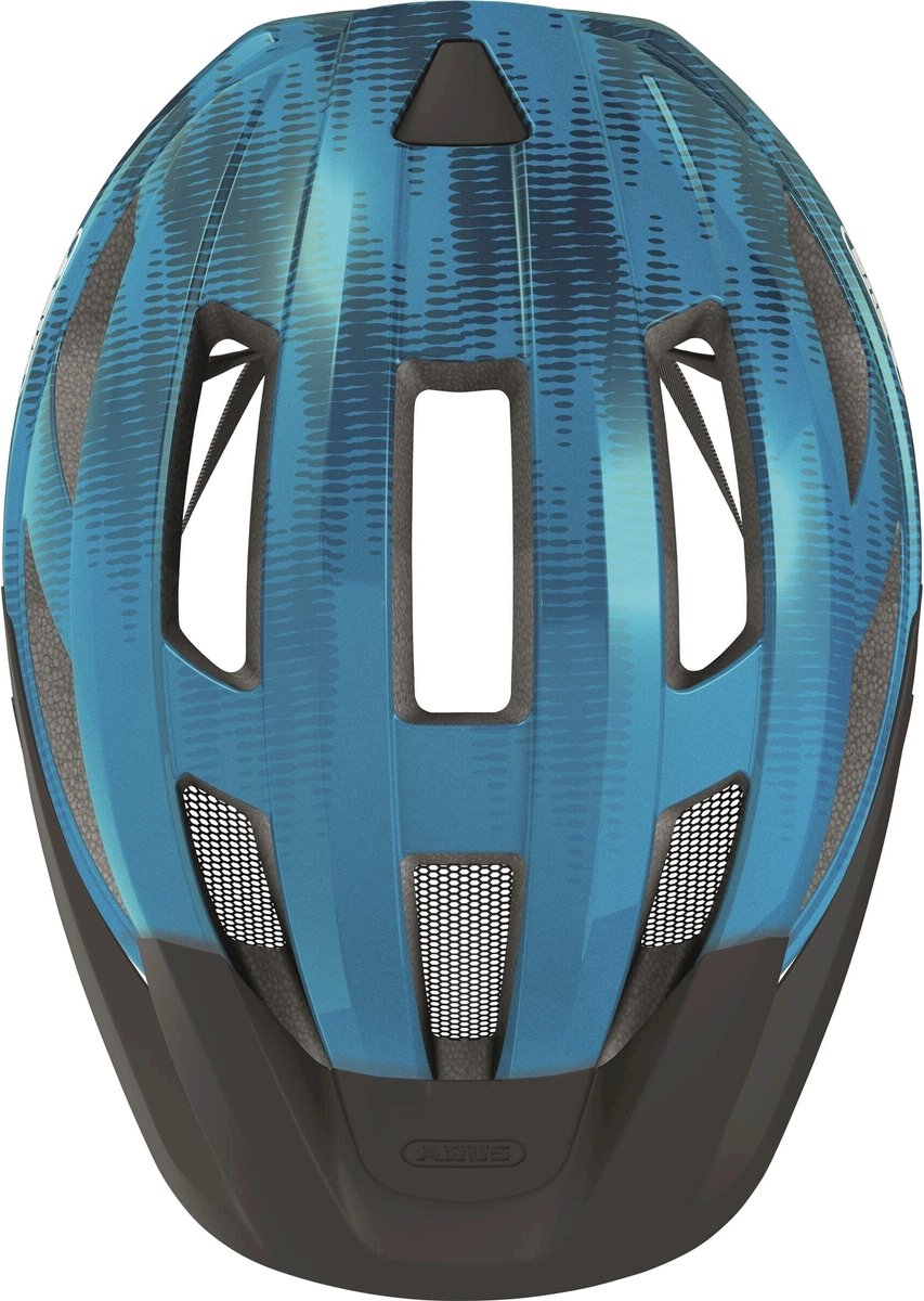 Fietshelm ABUS MACATOR steel blue L - 58-62 cm - blauw - Geschikt voor gebruik op elektrische fietsen - stadsfietsen - 360 g – foto 5