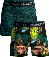 Muchachomalo Heren Boxershorts - 2 Pack - Maat L - Mannen Onderbroeken