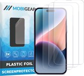 Mobigear Screenprotector geschikt voor Apple iPhone 14 Pro Max | Mobigear Screenprotector Folie - Case Friendly (3-Pack)