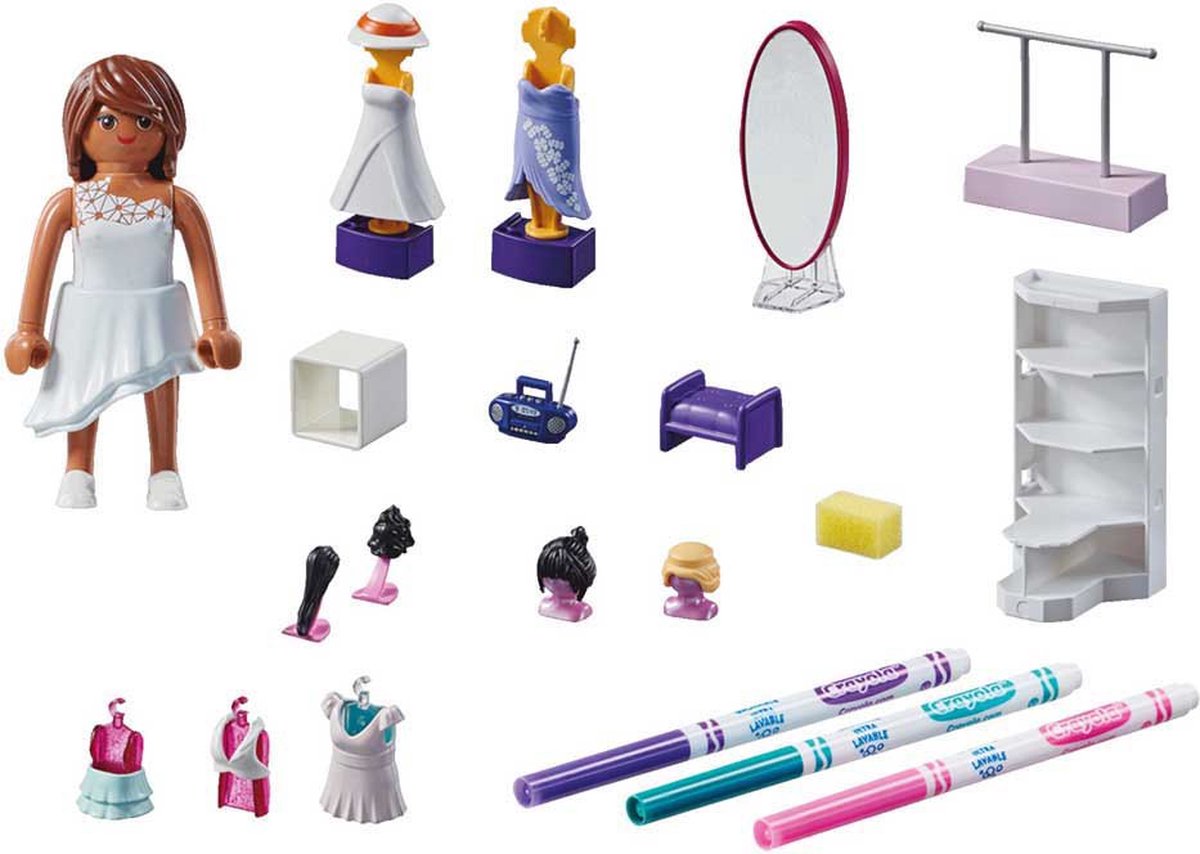 PLAYMOBIL Color - Tenues de soirée, Jouets de construction 71374