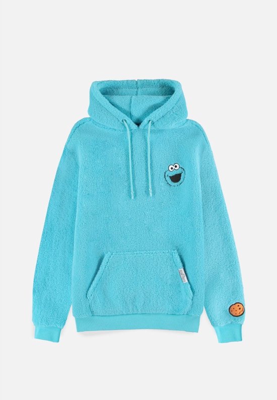 Sesame Street - Cookie Monster Teddy Novelty Hoodie/trui - XL - Blauw