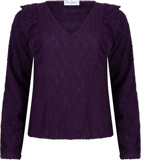 Lofty Manner Blouse Top Nyra Ol15 1 750 Purple Dames