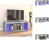 vidaXL TV-meubel Sorrento - TV-kast - 120x35x40 cm - LED-verlichting - Kast
