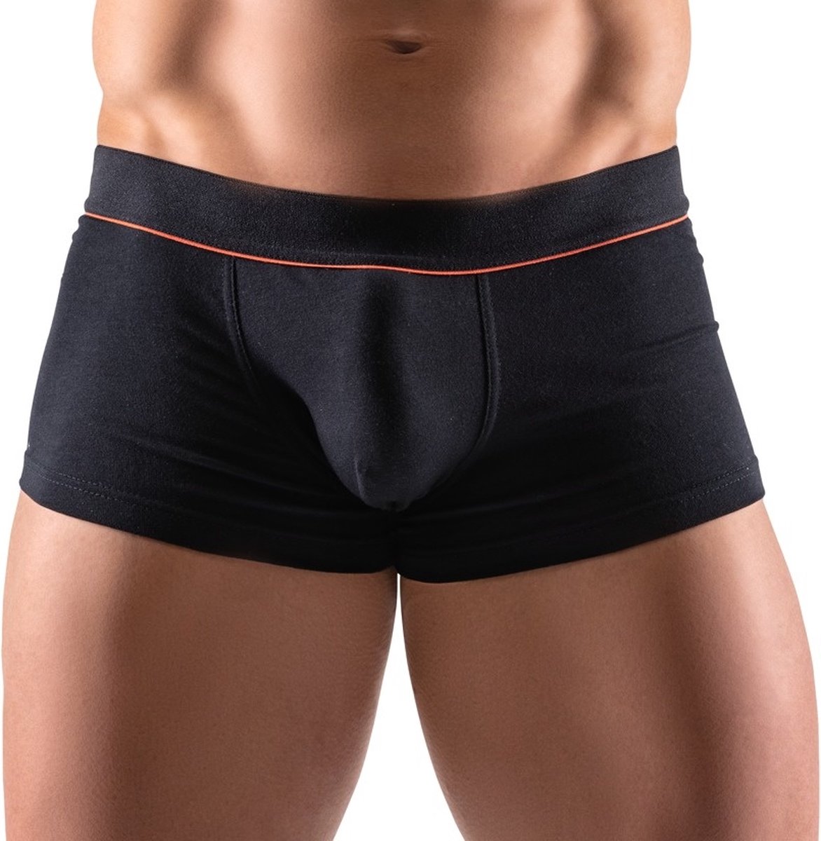 Svenjoyment Mannen Shorts Trendy met Zijdezachte Banden - Zacht Gewoven Elastisch Tailleband met Rode Strepen - Tight Fit Maat XL