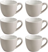 Mini tasse à expresso, 90 ml, petites tasses à café, demitasse pour thé expresso, 6 pièces, gris clair Klein tasse à expresso, 90 ml, petites tasses à café, demitasse pour thé expresso, 6 pièces, gris clair