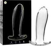 NEBULA SERIES BY IBIZA™ - MODEL 5 ANAL PLUG BOROSILICATE GLASS 12.5 X 3.5 CM CLEAR | SEX TOYS VOOR VROUWEN | SEX TOYS VOOR MAN