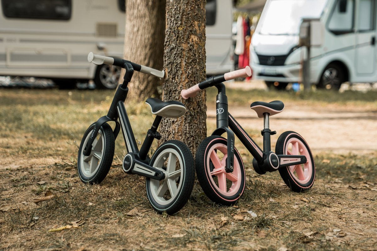 Først Loopfiets 2 Jaar - Balance Bike - Loop Fiets - Speelgoed Vanaf 2 Jaar - Jongens & Meisjes - Opvouwbaar - Roze — afbeelding 2