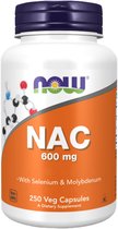 Now Foods - NAC - 600 mg per capsule - 250 capsules