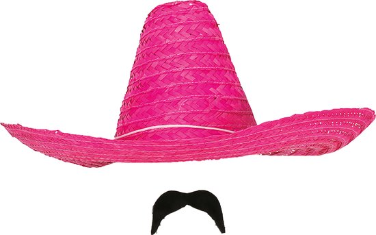 Boland Sombrero Puebla – Kleurrijke Mexicaanse Hoed, 49cm Diameter, Perfect Voor Carnaval En Themafeest