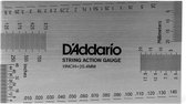 D'Addario PW-SHG-01 String Height Gauge - Accessoire voor gitaren