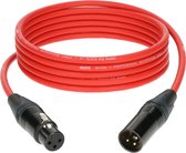 Klotz M1FM3N0300 Microfoonkabel rood 3 m - Microfoonkabel