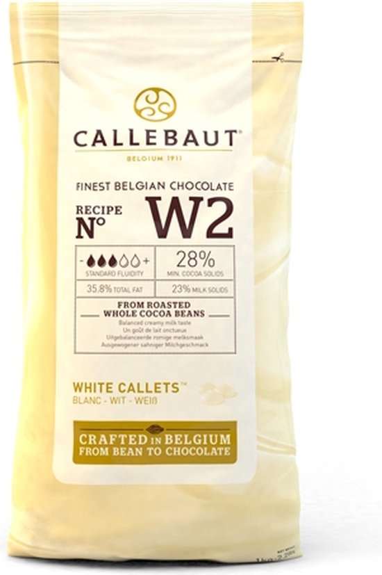 Callebaut Chocolade  Callets  - Wit - 1 kg