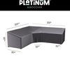 Platinum AeroCover Loungesethoes hoekset trapeze 300x300x90xH65/90