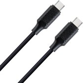 Oplaadkabel USB-C Kabels (60W) USB C naar USB C - USB C kabel Datakabel - Zwart - 1,5 meter