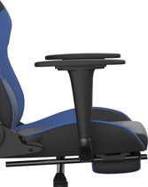 vidaXL-Massage-gamestoel-met-voetensteun-kunstleer-zwart-en-blauw