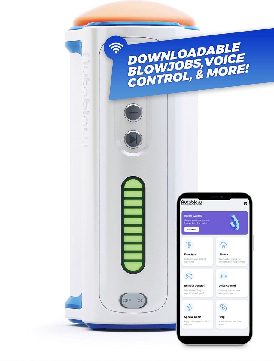 Goedkoopste Autoblow - A.I. Machine Automatische Masturbator Met App Control, Voice Control En meer!