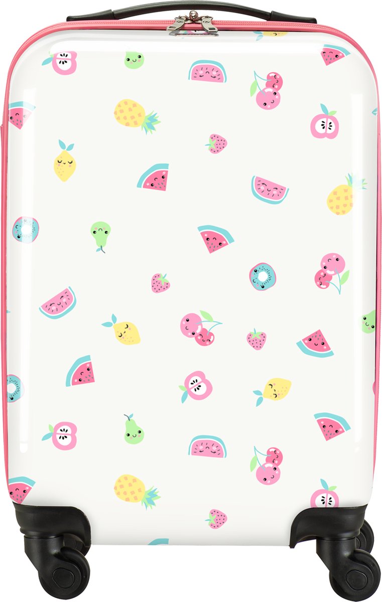 Handbagagekoffer Kids Collection Watermeloen Reiskoffer met Telescopische handgreep