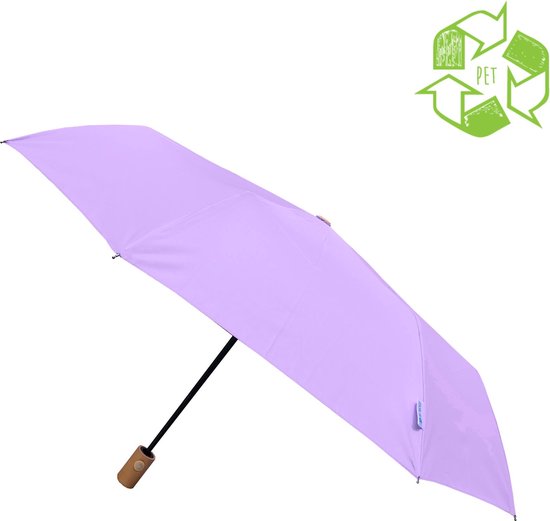 Smati Couleurs Uni Parapluie pliable - Ouverture/Fermeture Automatique - ø 96 cm - Lilas