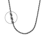 SILK Jewellery - Zilveren Ketting - Double linked - 697.45 - Maat 45,0