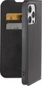 SBS Wallet Lite Telefoonhoesje geschikt voor Apple iPhone 15 Pro Max Hoesje Bookcase - Zwart