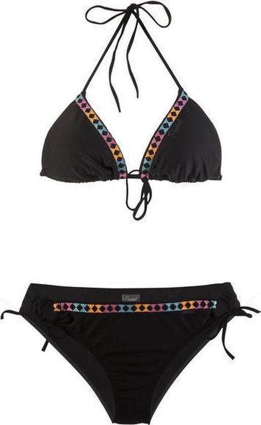 Protest LOVIN Triangle Bikini Dames True Black Maat L/40 bol
