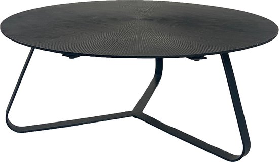 Oist Design Lauro L Coffee Table - Aluminium Black - 80 x 80 x 32 cm