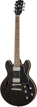 Gibson ES-339 Trans Ebony - Semi-akoestische gitaar