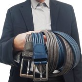 Ceintures de sécurité - ceinture tressée - ceinture tressée en cuir - hommes - femmes - Ceinture élastique - 2 ceintures