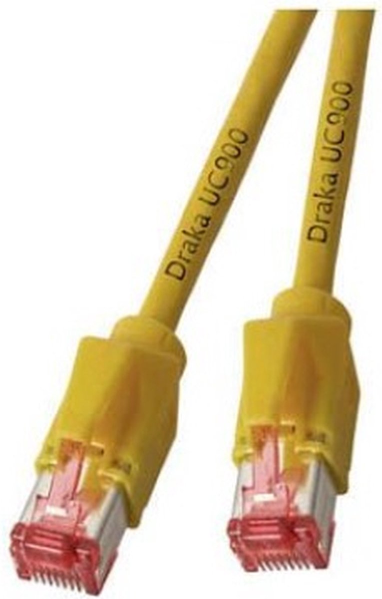 CAT6a sFTP kabel 25 meter Geel