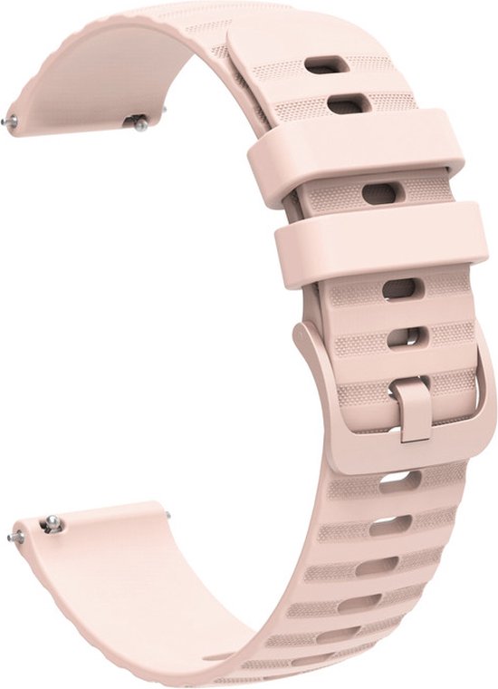 Bracelet en Siliconen - adapté pour Amazfit GTS / GTS 2 / GTS 2E / GTS 2 Mini / GTS 3 / GTS 4 / GTS 4 Mini / Bip / Bip U / Bip Lite / GTR 42 mm / Pop / Pop Pro - rose
