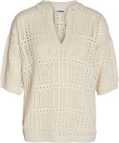 NOISY MAY NMHARPER S/ S COL POLO KNIT Pull Femme - Taille S
