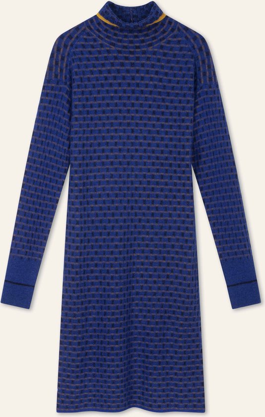 Darling knitted dress long sleeves 54 Spectrum Blue Blue: L