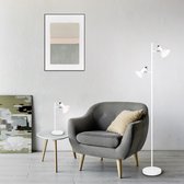 Trio Leuchten Roxie - Vloerlamp - Wit