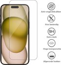 Protecteur d'écran pour iPhone 15 Pro, anti-traces de doigts, résistant aux rayures, 9H, haute transparence.