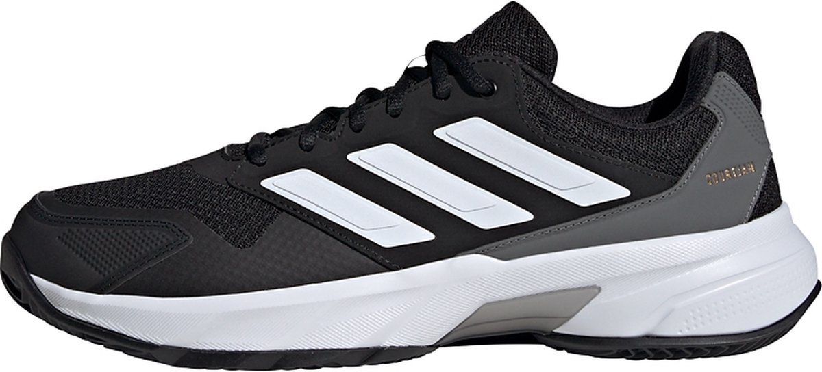 Adidas Performance Courtjam Control 3 Clay Tennisschoenen Heren Zwart