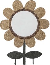 Bloomingville miroir fleur avec crochets Nabiya