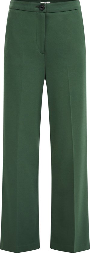 WE Fashion Dames wide leg pantalon met stretch