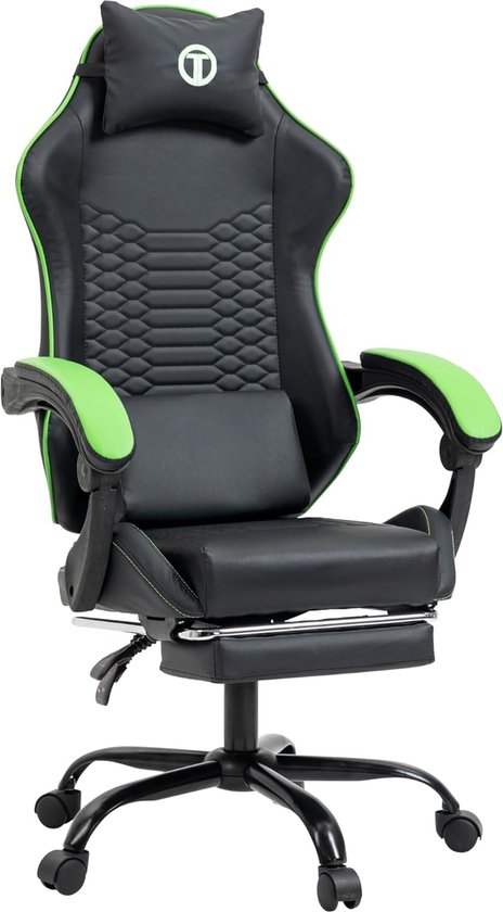 ALFORDSON Gamingstoel met 8-punts massage 12 kleuren RGB