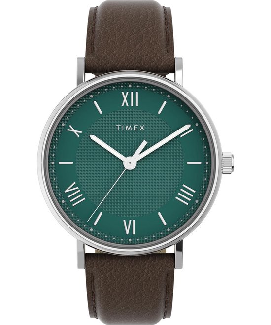 Timex Southview TW2V91500 Horloge - Leer - Bruin - Ø 41 mm