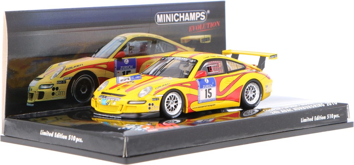 Porsche 911 GT3 Cup (997 II) #15 24h ADAC Nürburgring 2010 - 1:43 - Minichamps