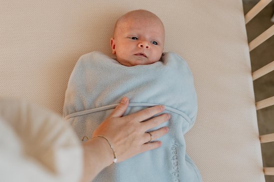 Puckababy Piep Inbakerslaapzakje baby (0-3m) - Sky - Teddy TOG 2.0 - Winterslaapzak van Puckababy — afbeelding 4