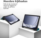 iMoshion Tablet Hoes Geschikt voor Samsung Galaxy Tab A9 Plus - iMoshion Design Trifold Bookcase - Meerkleurig /Green Plant