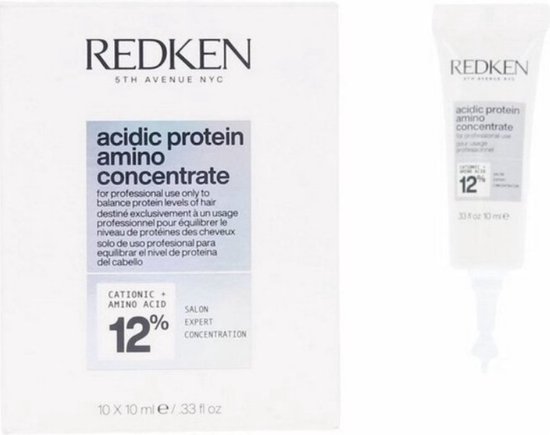 Redken - Acidic Bonding Concentrate - Protein Amino Concentrate - Voor-/nabehandeling voor beschadigd- of onhandelbaar haar - 10 x 10 ml