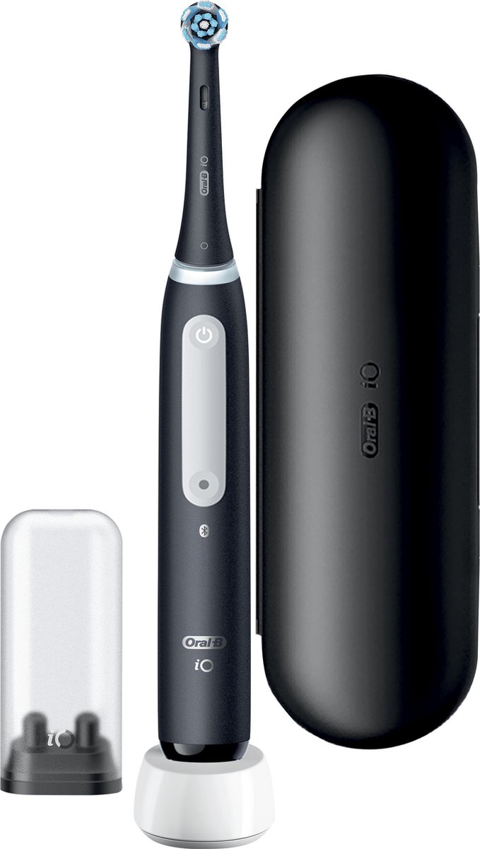 Afbeelding 2 van Oral-B iO 4N - Zwart - Elektrische Tandenborstel - Ontworpen Door Braun